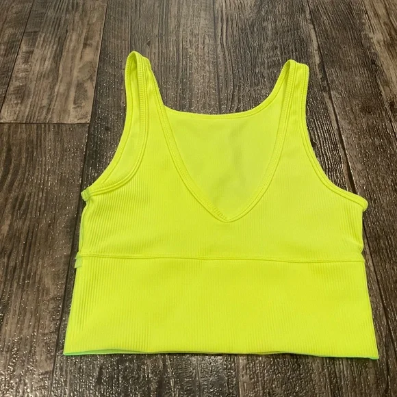 lululemon athletica Neon Yellow Sports Bra - Picture 4 of 6